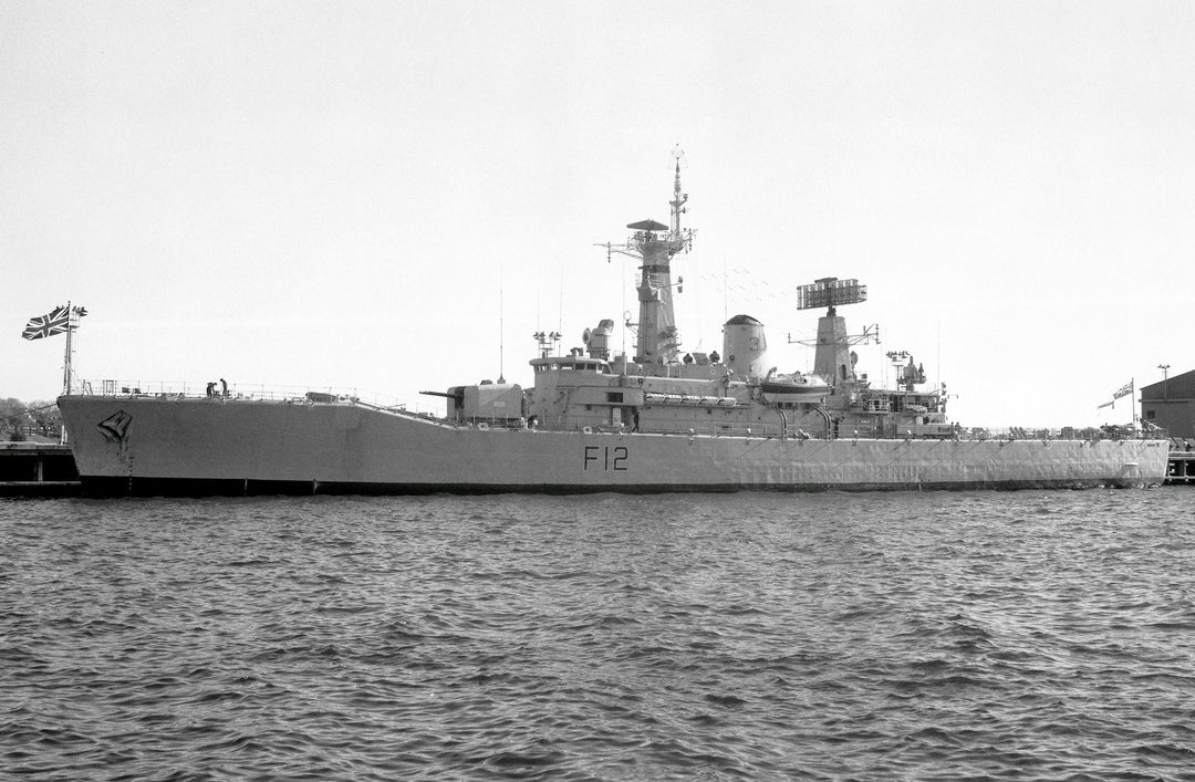 HMS Achilles F12 Royal Navy Leander Class Frigate Photo Print or Framed Print - Hampshire Prints