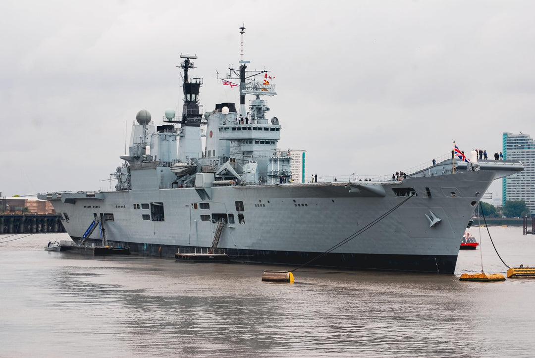 HMS Ark Royal R07 Royal Navy Invincible class aircraft carrier Photo Print or Framed Print - Hampshire Prints