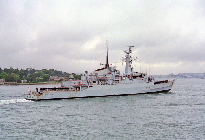 HMS Alacrity (F174) Photo Print - Starboard View - Royal Navy Type 21 Frigate Hampshire Prints 6 x 4 No Frame No