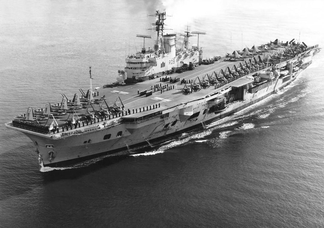 HMS Ark Royal R09 | Photo Print | Framed Print | Audacious Class | Aircraft Carrier | Royal Navy Posters, Prints, & Visual Artwork Hampshire Prints