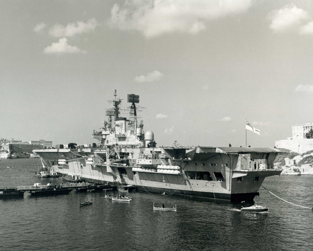 HMS Ark Royal R09 Royal Navy Audacious class aircraft carrier Photo Print or Framed Print - Hampshire Prints