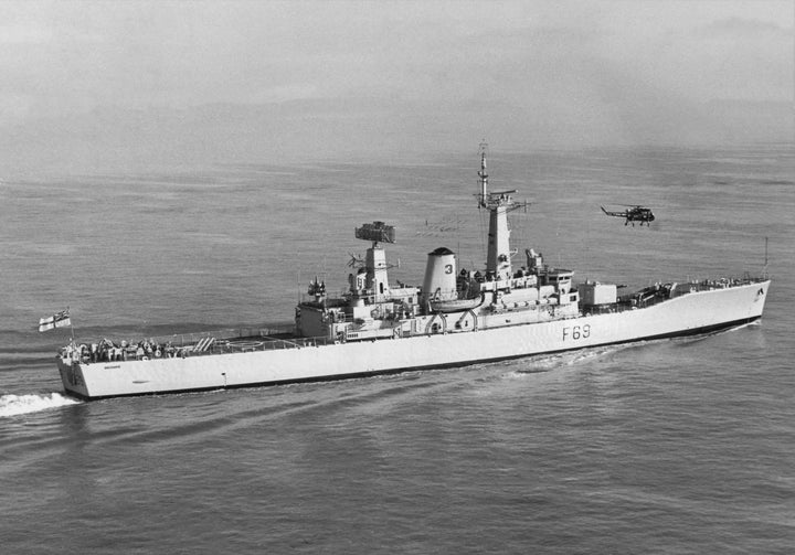 HMS Bacchante F69 | Photo Print | Framed Print | Leander Class | Frigate | Royal Navy Hampshire Prints