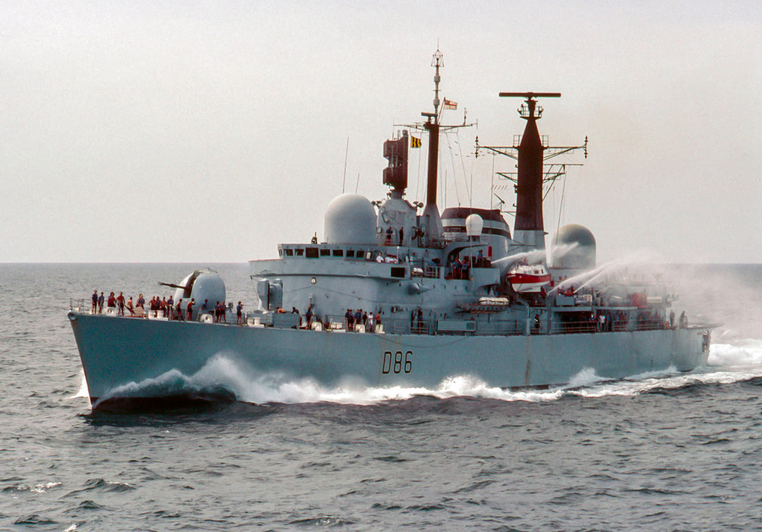 HMS Birmingham D86 Royal Navy Type 42 destroyer Photo Print or Framed Print - Hampshire Prints