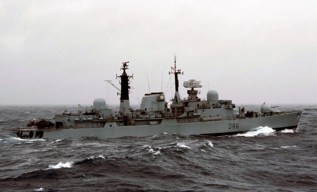 HMS Birmingham D86 Royal Navy Type 42 destroyer Photo Print or Framed Print - Hampshire Prints