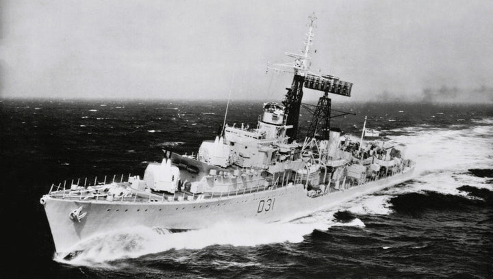 HMS Broadsword D31 Royal Navy Weapon class destroyer Photo Print or Framed Print - Hampshire Prints