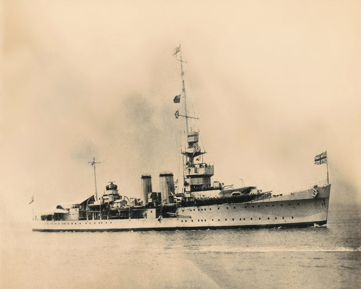 HMS Calcutta D82 | Photo Print | Framed Print | Poster | C Class | Light Cruiser | Royal Navy Hampshire Prints