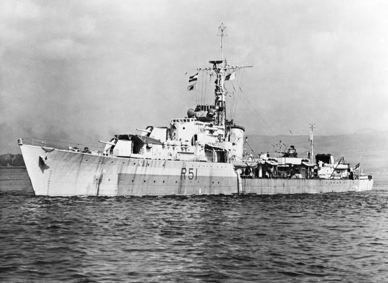 HMS Chevron R51 | Photo Print | Framed Print | Poster | C Class | Destroyer | Royal Navy Hampshire Prints