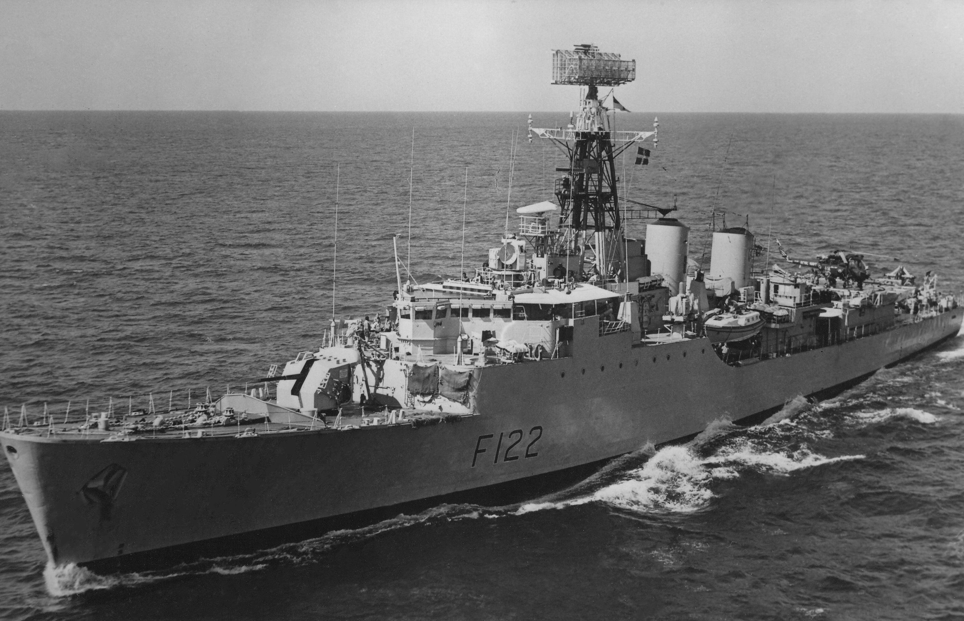 HMS Gurkha (F122) Royal Navy Tribal Class Frigate High Port Side View ...