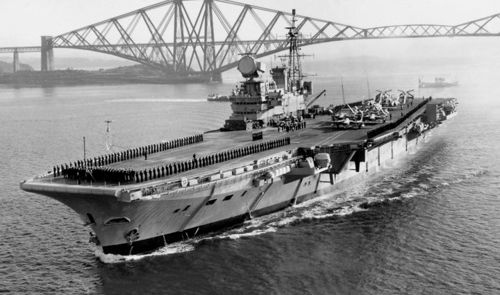 HMS Hermes R12 | Photo Print | Framed Print | Centaur Class | Aircraft Carrier | Royal Navy Hampshire Prints