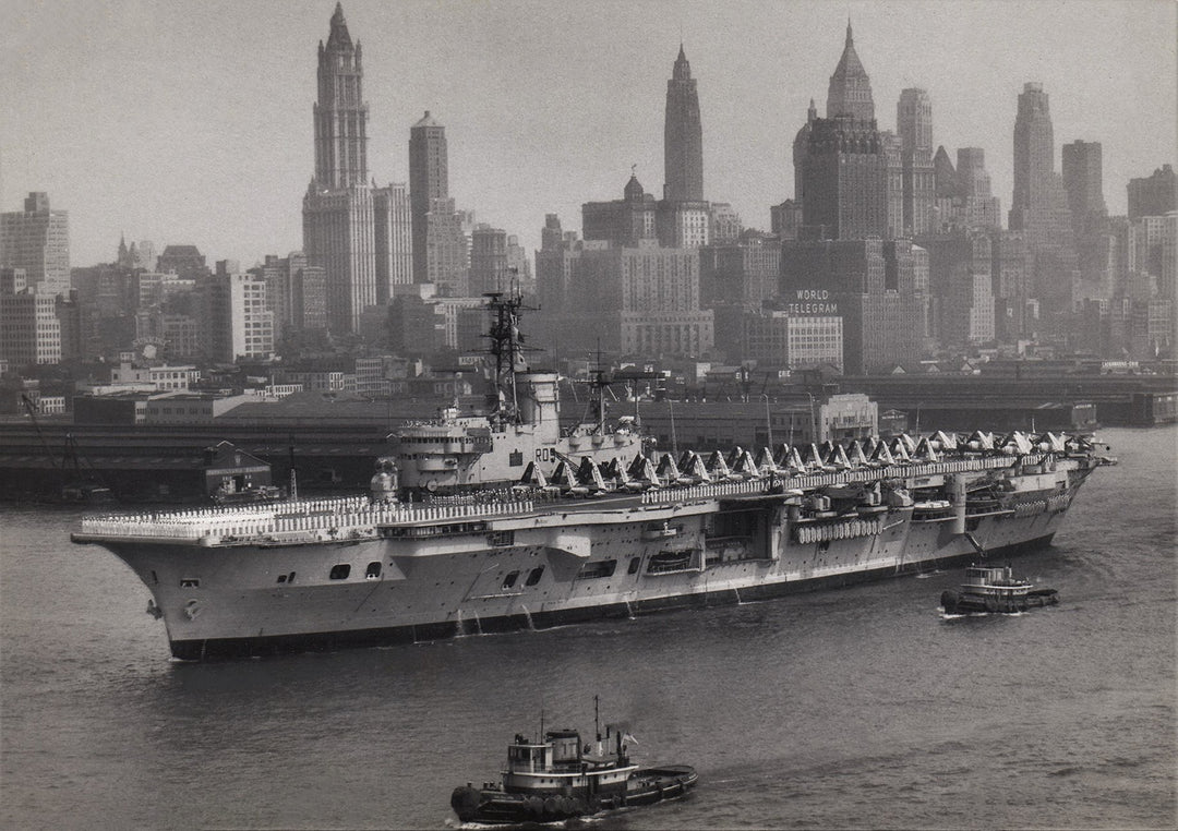 HMS Ark Royal R09 Royal Navy Audacious class aircraft carrier Photo Print or Framed Print - Hampshire Prints