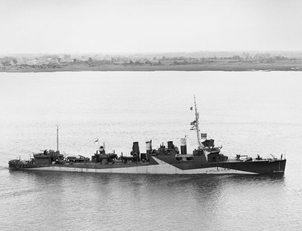 HMS Churchill I45 Town Class Destroyer 1940 to 1944