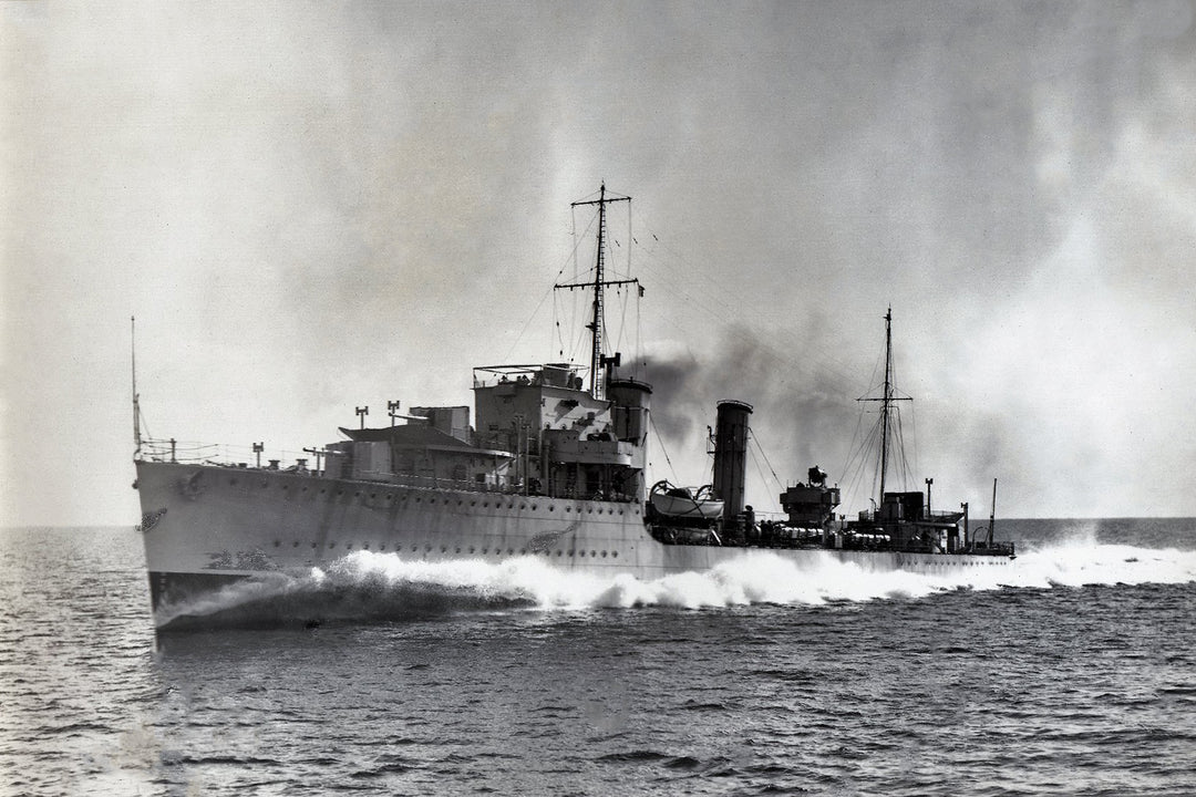 HMS Diamond H22 Royal Navy D Class destroyer Photo Print or Framed Print - Hampshire Prints