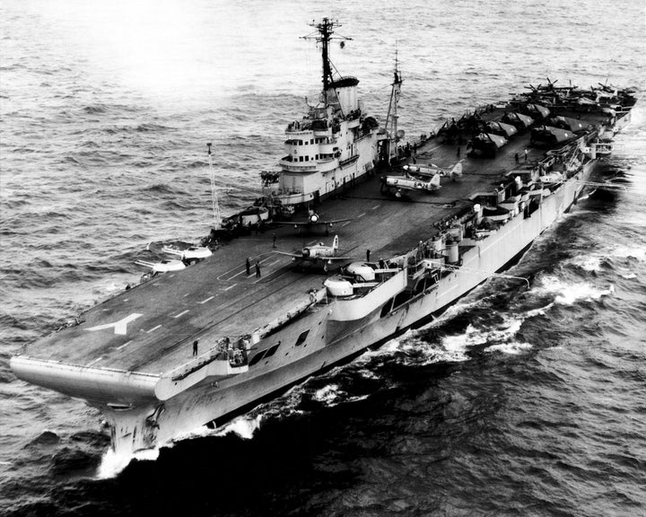 HMS Illustrious (87) Photo Print - Port Bow View - Royal Navy Illustrious Class Aircraft Carrier Hampshire Prints 6 x 4 No Frame No