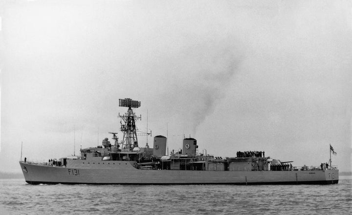 HMS Nubian F131 Royal Navy Tribal class frigate Photo Print or Framed Photo Print - Hampshire Prints