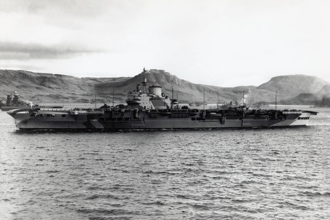 HMS Victorious R38 | Photo Print | Framed Print | Illustrious Class | Aircraft carrier | Royal Navy Hampshire Prints