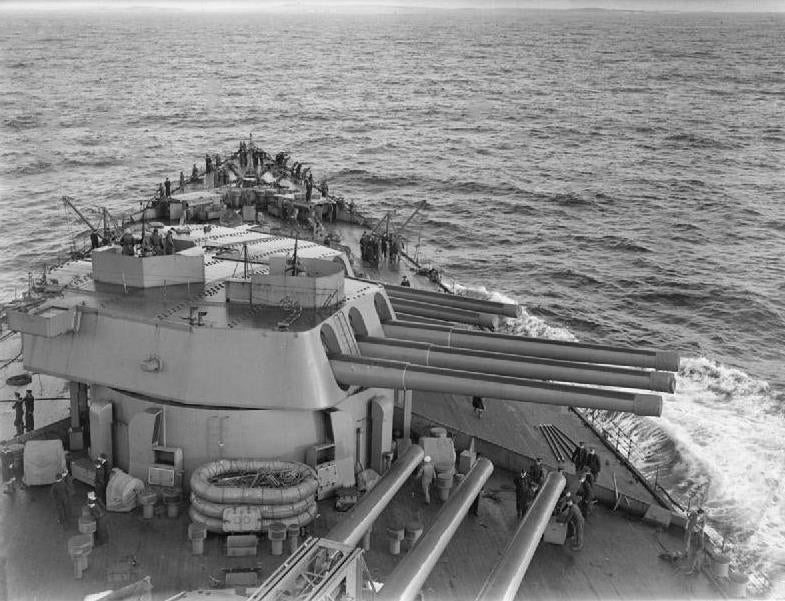 HMS Rodney (29) Photo Print - Forecastle - Royal Navy Nelson Class Bat ...