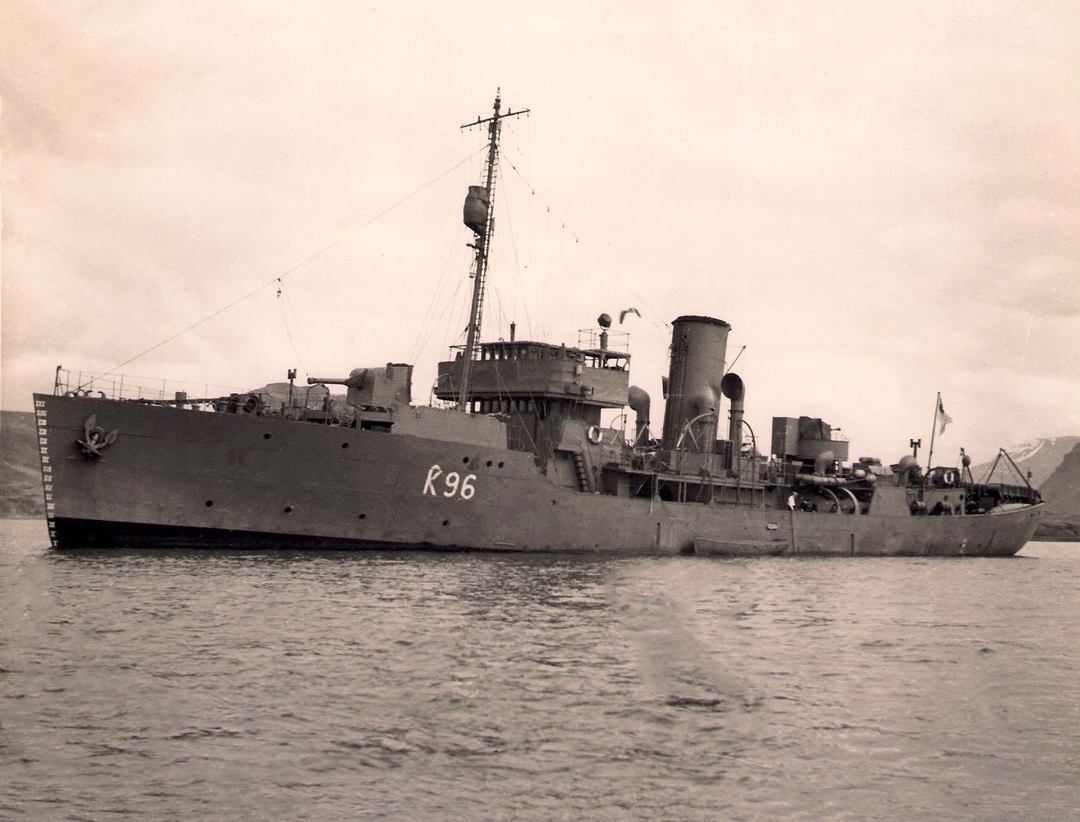 HMS Aubrietia K96 | Photo Print | Framed Print | Poster | Flower Class | Corvette | Royal Navy Hampshire Prints