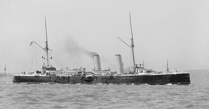 HMS Magicienne (1890) Photo Print - Starboard View - Royal Navy Marathon Class Cruiser Hampshire Prints 6 x 4 No Frame No