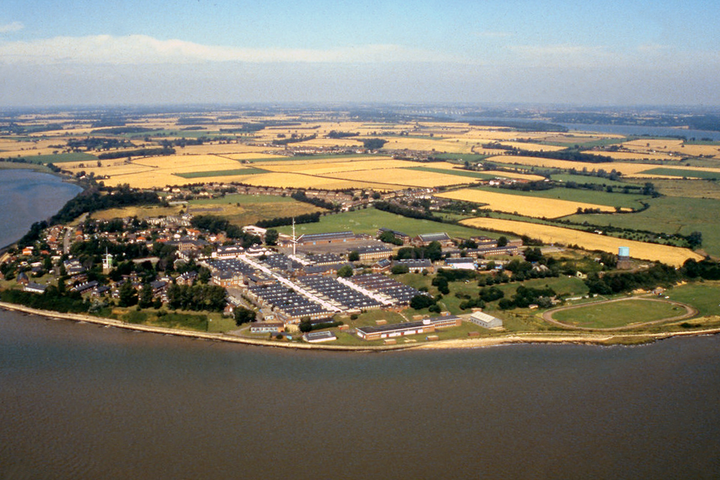 HMS Ganges Shotley Suffolk Aerial Photo Print or Framed Photo Print - Hampshire Prints