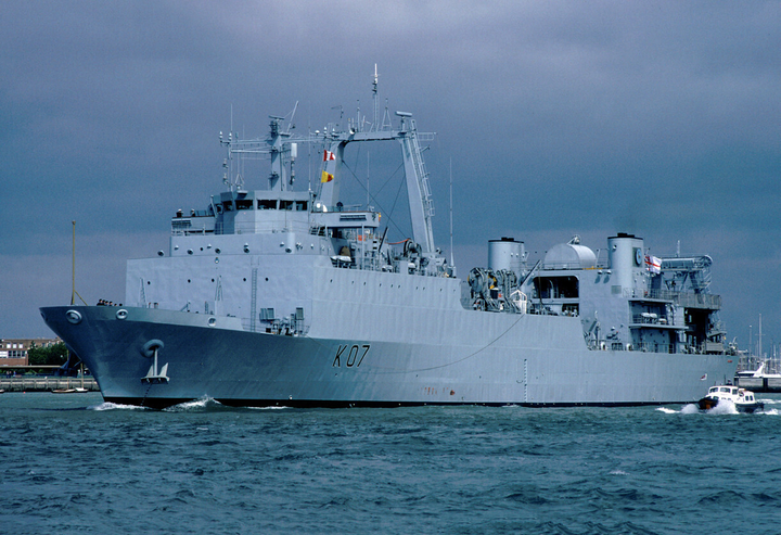 HMS Challenger K07 | Photo Print | Framed Print | Diving Support Vessel | Royal Navy Hampshire Prints