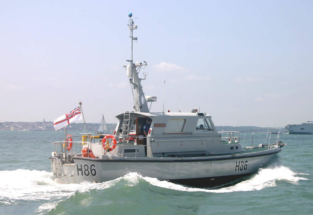 HMS Gleaner H86 | Photo Print | Framed Print | Poster | Survey Motor Launch | Royal Navy Hampshire Prints