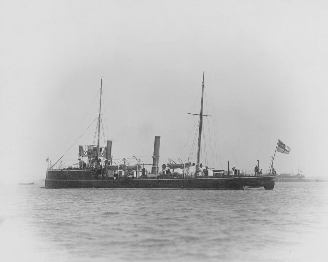 HMS Karrakatta (1889) | Photo Print | Framed Print | Sharpshooter Class | Torpedo Boat | Royal Navy Hampshire Prints