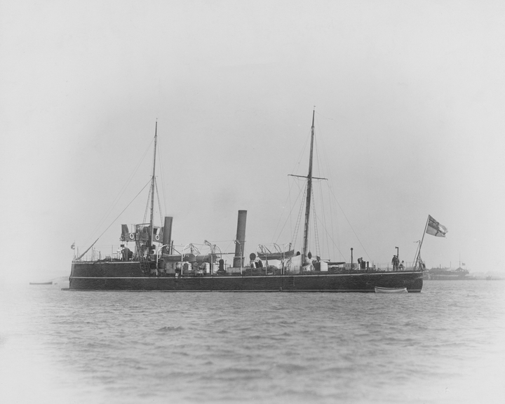 HMS Karrakatta (1889) | Photo Print | Framed Print | Sharpshooter Class | Torpedo Boat | Royal Navy Hampshire Prints