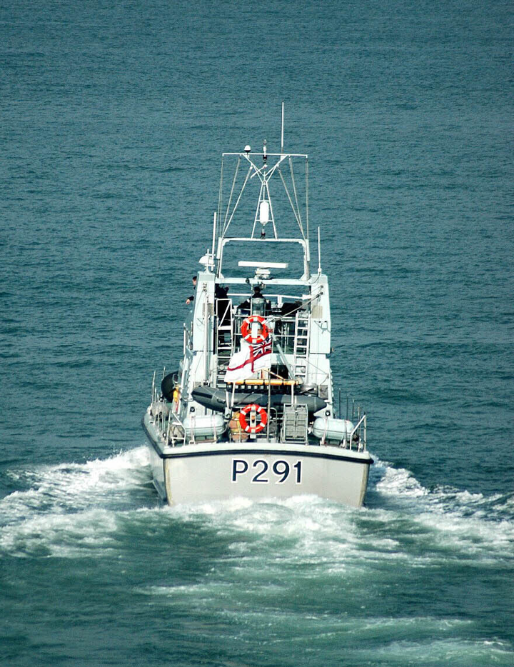 HMS Puncher P291 Royal Navy Archer Class P2000 Patrol Vessel Photo Print or Framed Photo Print - Hampshire Prints