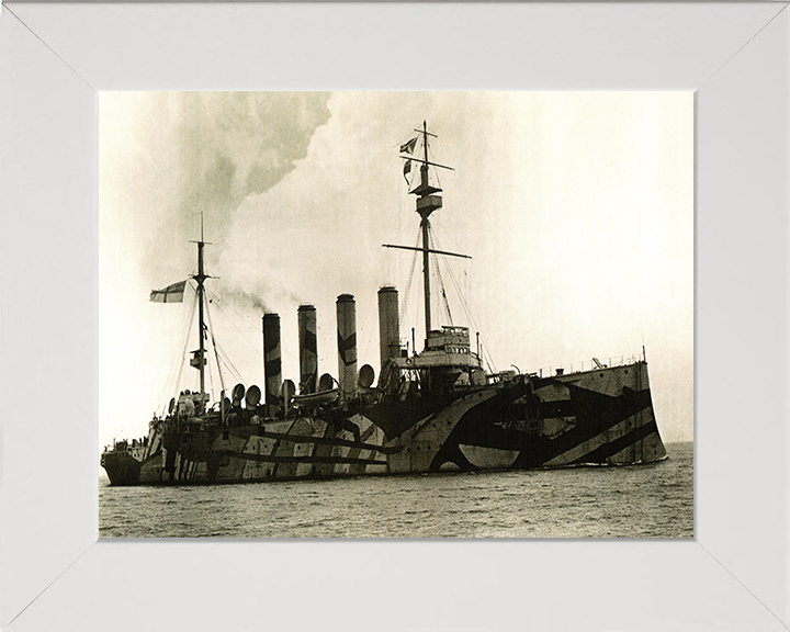 HMS Amphitrite (1898) Royal Navy Diadem class Cruiser Photo Print or Framed Photo Print - Hampshire Prints