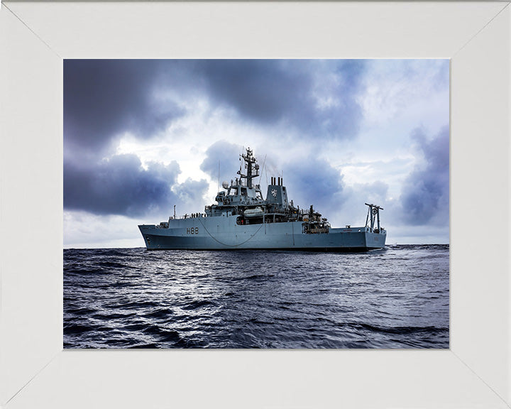 HMS Enterprise H88 | Photo Print | Framed Print | Hydrographic Survey Vessel | Royal Navy Hampshire Prints