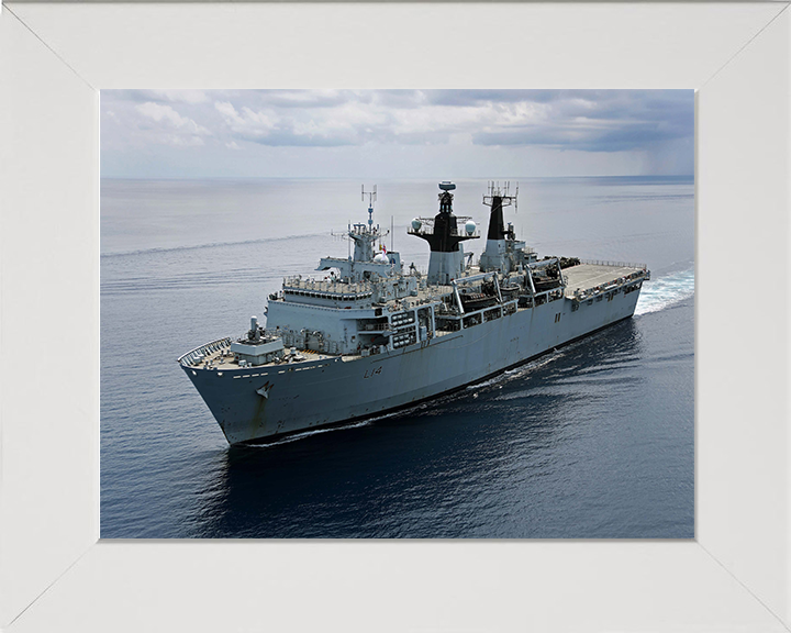 HMS Albion L14 Royal Navy Albion Class amphibious ship Photo Print or Framed Print - Hampshire Prints