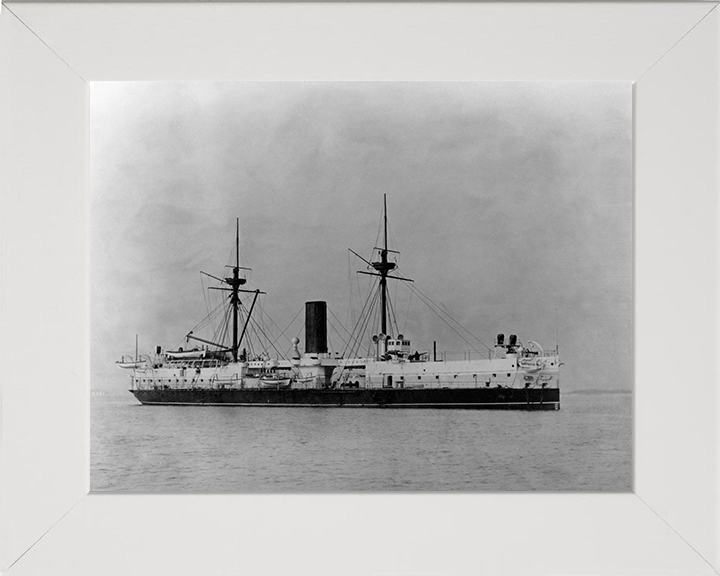 HMS Edinburgh (1882) Royal Navy Colossus class battleship Photo Print or Framed Print - Hampshire Prints