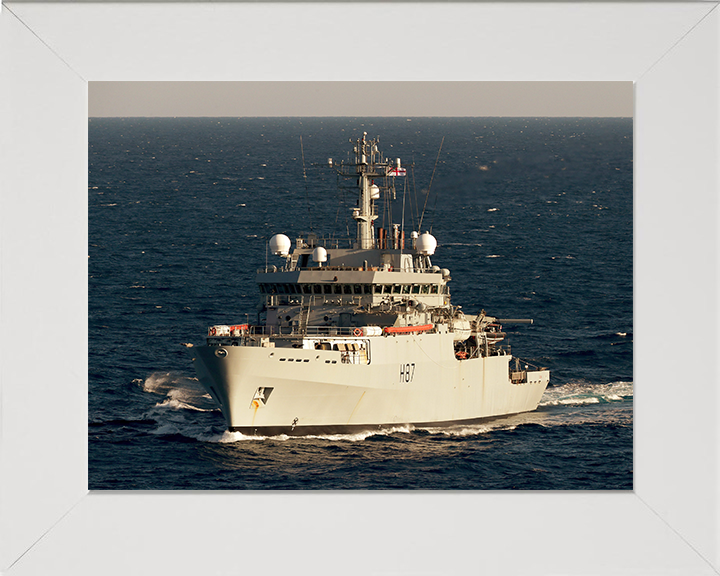 HMS Echo H87 Royal Navy hydrographic survey ship Photo Print or Framed Print - Hampshire Prints