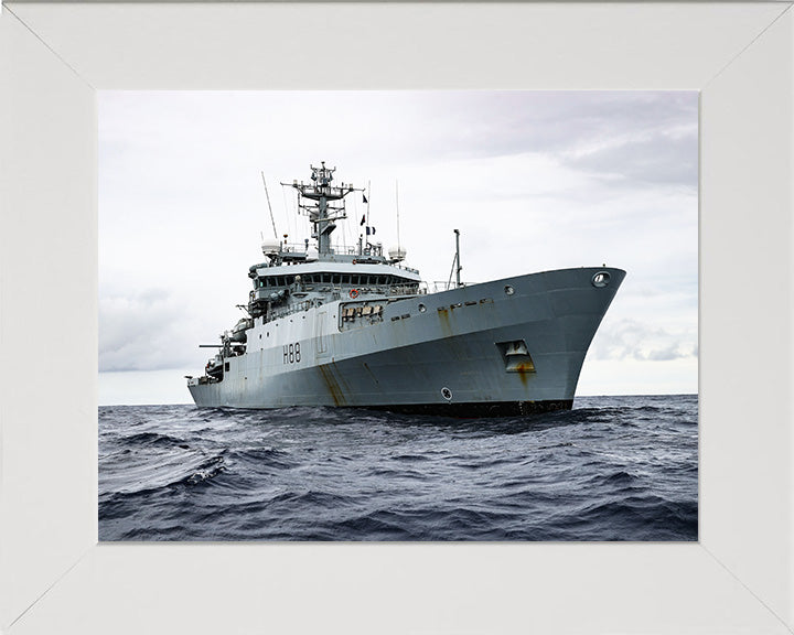 HMS Enterprise H88 | Photo Print | Framed Print | Hydrographic Survey Vessel | Royal Navy Hampshire Prints