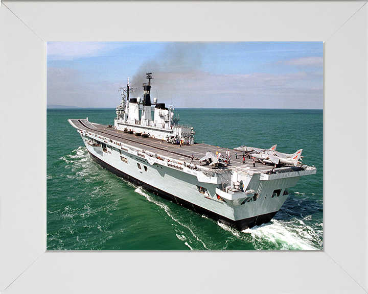 HMS Ark Royal R07 Royal Navy Invincible class aircraft carrier Photo Print or Framed Print - Hampshire Prints