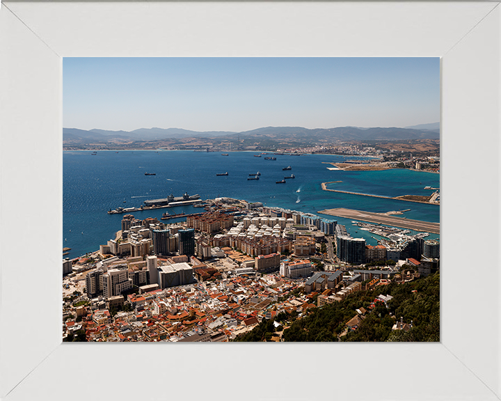 HM Naval Base Gibraltar Dockyard | Photo Print | Framed Print | Aerial Photo | Royal Navy Hampshire Prints
