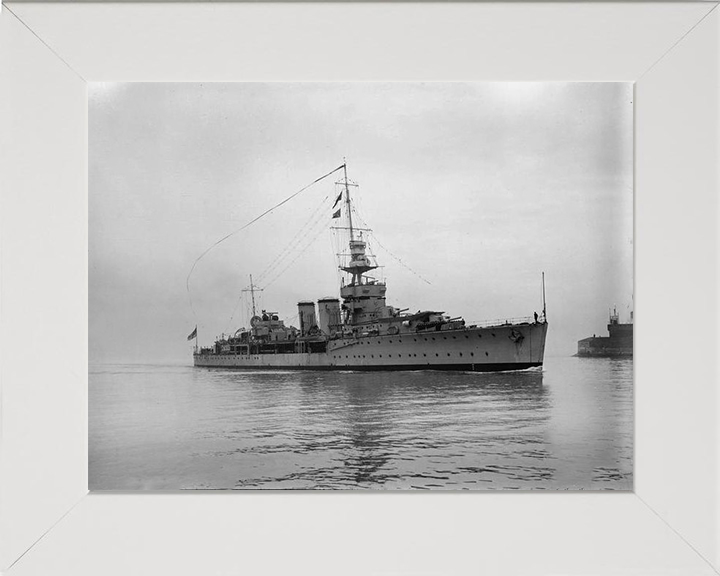 HMS Cardiff D58 Royal Navy C class light cruiser Photo Print or Framed Photo Print - Hampshire Prints