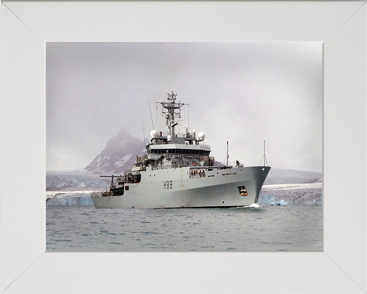 HMS Enterprise H88 | Photo Print | Framed Print | Hydrographic Survey Vessel | Royal Navy Hampshire Prints