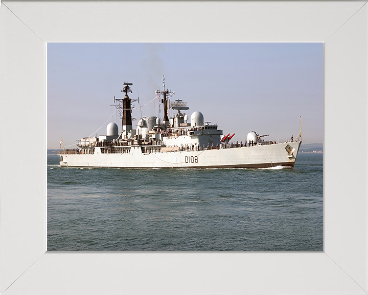 HMS Cardiff D108 | Photo Print | Framed Print | Poster | Type 42 | Destroyer | Royal Navy Hampshire Prints