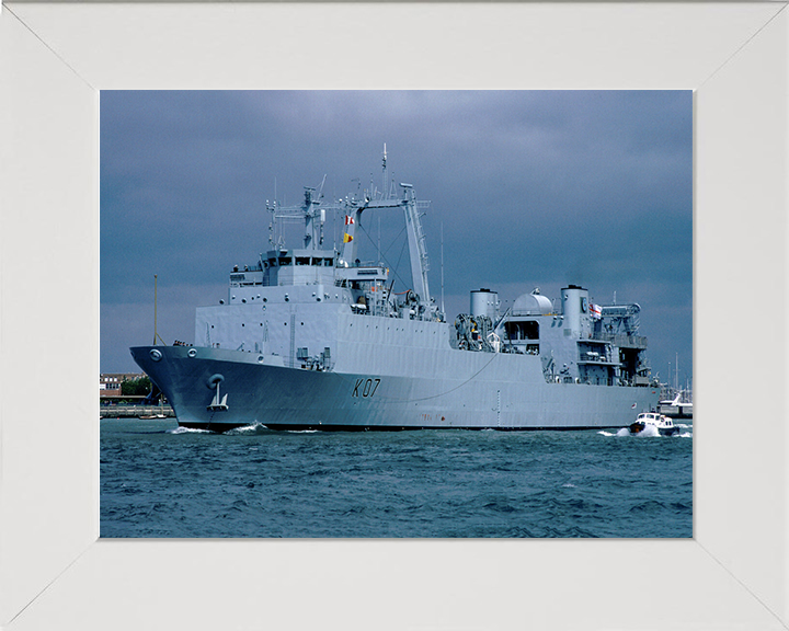 HMS Challenger K07 | Photo Print | Framed Print | Diving Support Vessel | Royal Navy Hampshire Prints