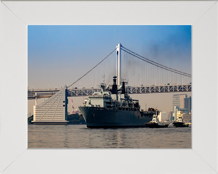 HMS Albion L14 Royal Navy Albion Class amphibious ship Photo Print or Framed Print - Hampshire Prints