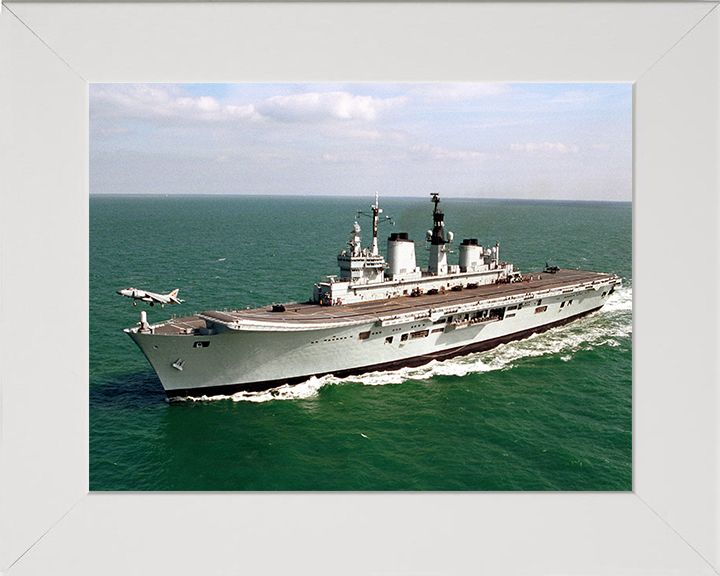 HMS Ark Royal R07 Royal Navy Invincible class aircraft carrier Photo Print or Framed Print - Hampshire Prints