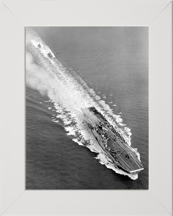 HMS Eagle R05 Royal Navy Audacious class aircraft carrier Photo Print or Framed Print - Hampshire Prints