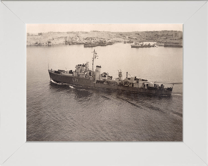 HMS Calpe L71 Royal Navy Hunt class destroyer Photo Print or Framed Print - Hampshire Prints