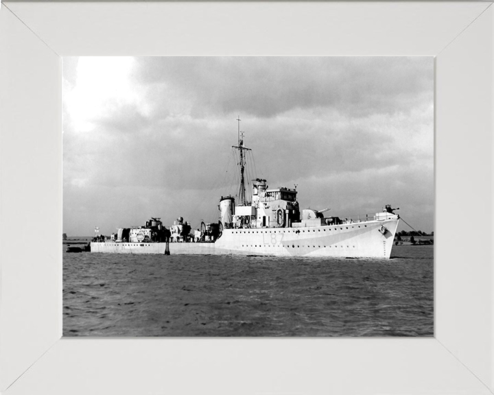 HMS Eglinton L87 Royal Navy Hunt class destroyer Photo Print or Framed Print - Hampshire Prints