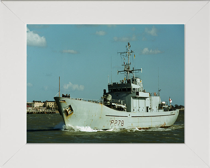 HMS Alderney P278 Royal Navy Island class Patrol Vessel Photo Print or Framed Photo Print - Hampshire Prints