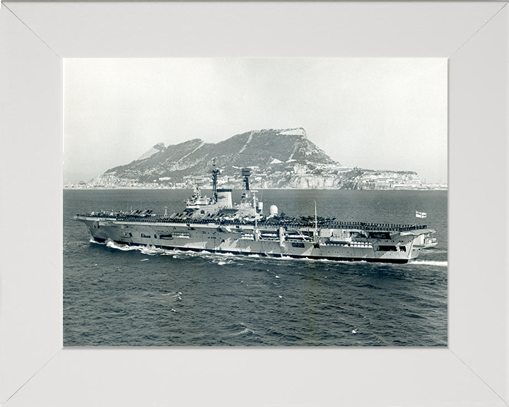 HMS Ark Royal R09 Royal Navy Audacious class aircraft carrier Photo Print or Framed Print - Hampshire Prints