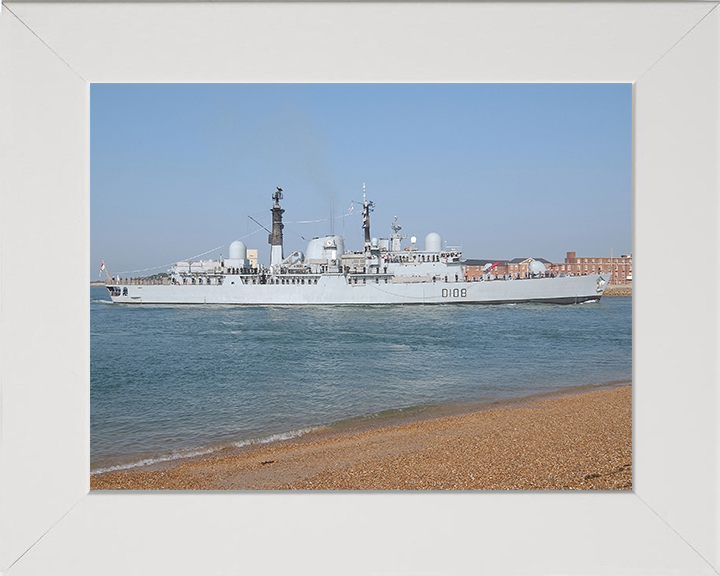 HMS Cardiff D108 Royal Navy Type 42 destroyer Photo Print or Framed Print - Hampshire Prints