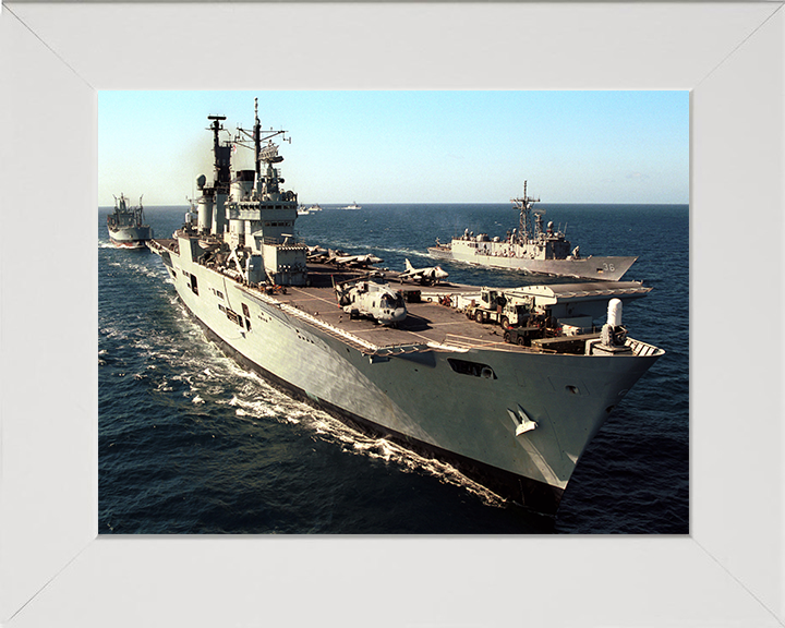 HMS Ark Royal R07 Royal Navy Invincible class aircraft carrier Photo Print or Framed Print - Hampshire Prints