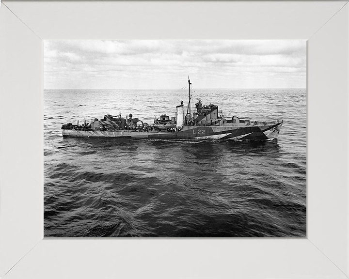 HMS Aldenham L22 | Photo Print | Framed Print | Hunt Class | Escort destroyer | Royal Navy Hampshire Prints